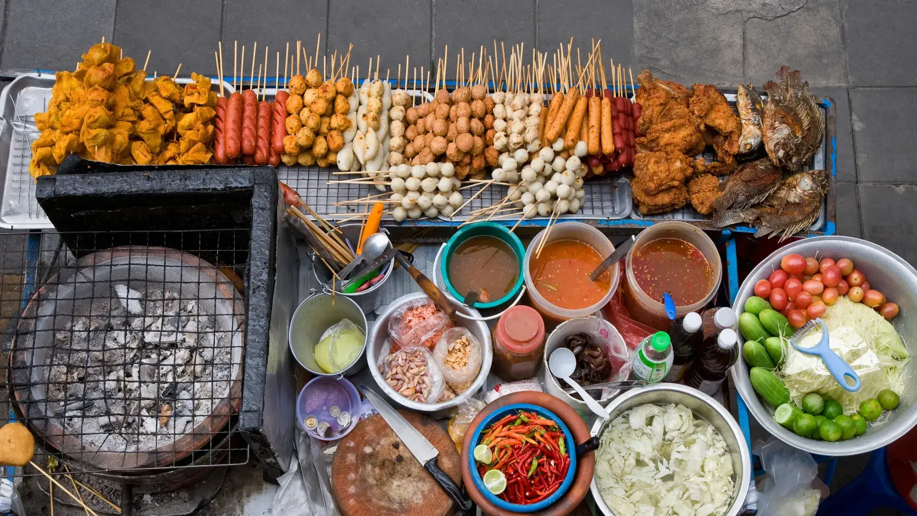 Tour of street food on a motorcycle